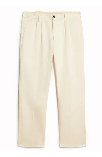 Fortela Pences Heavy Cotton Trousers In Neutral