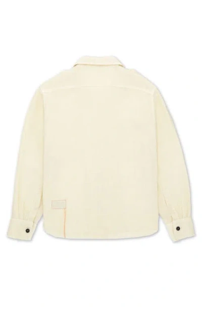 Fortela Bonnie Military Linen Shirt In Neutral