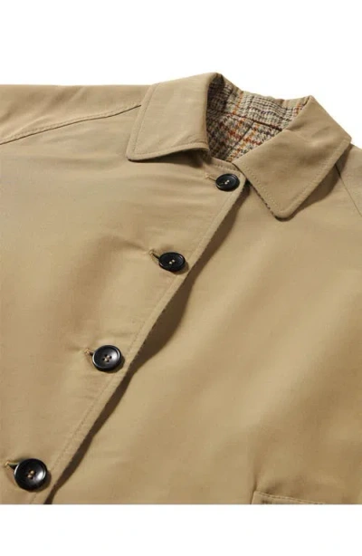 Fortela Stanford Reversible Wool Coat In Multi