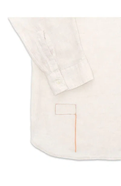 Fortela Work Linen Shirt In Neutral