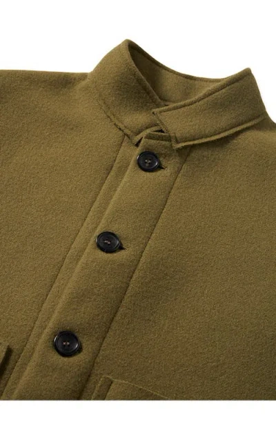 Fortela Miller Short Virgin Wool Jacket In Green