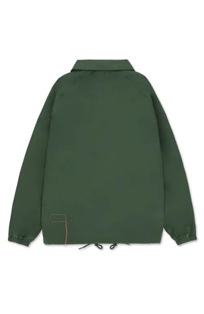 Fortela Coach Nylon Jacket In Green