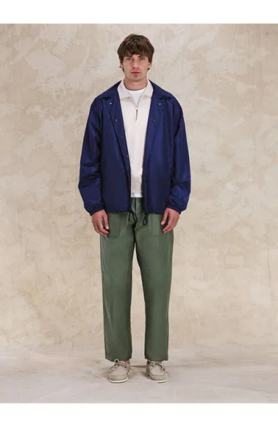 Fortela Coach Nylon Jacket In Blue