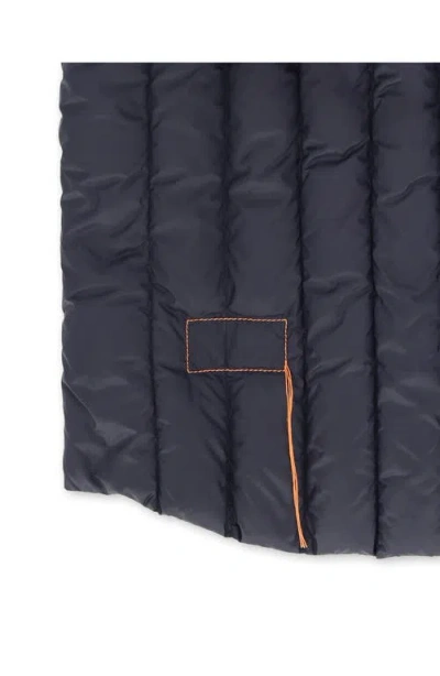 Fortela Birdie Quilted Nylon Vest In Blue