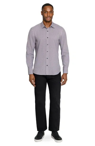 Construct Geo Woven Long Sleeve Basic In Multi