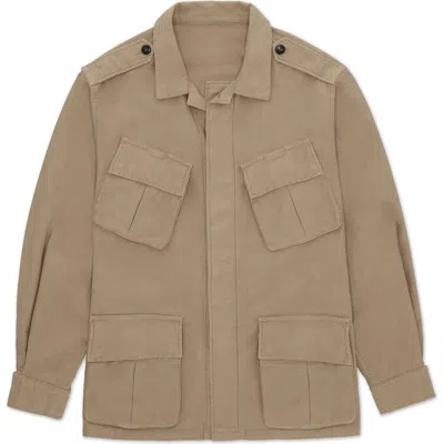 Fortela Jungle Cotton Pocket Jacket In Neutral