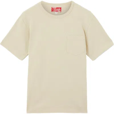 Fortela Tubejp Cotton Chest Pocket T-shirt In Neutral