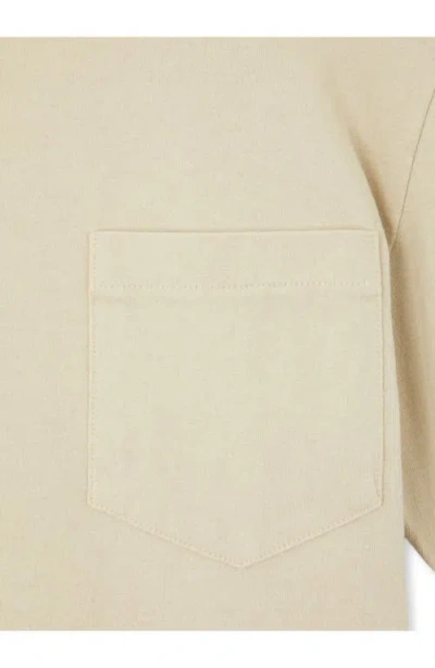 Fortela Tubejp Cotton Chest Pocket T-shirt In Neutral