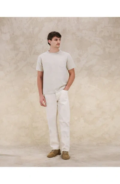 Fortela Tubejp Cotton Chest Pocket T-shirt In Neutral