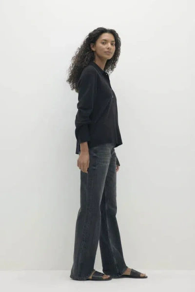 Naked Cashmere Jemma Cashmere Polo In Black