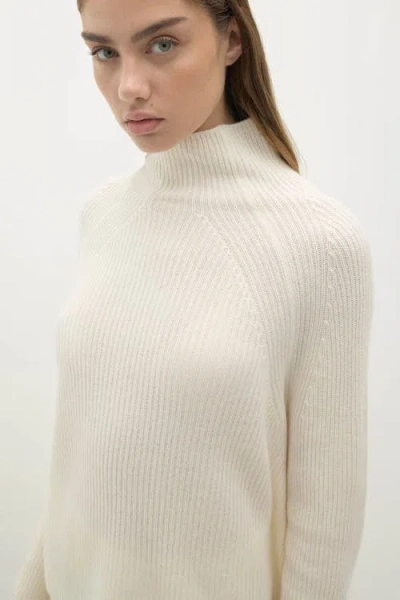Naked Cashmere Kora Cashmere Mock Neck In Sand