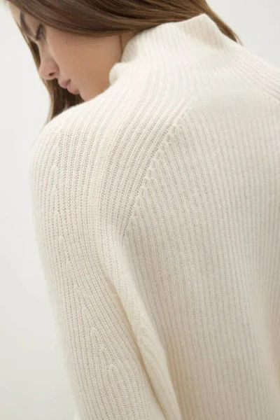 Naked Cashmere Kora Cashmere Mock Neck In Sand