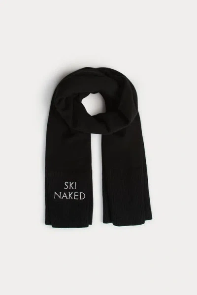 Naked Cashmere Ski Naked Scarf In Black