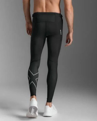 2xu Aero Mesh Compression Tights In Black
