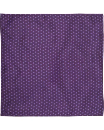 Lords Of Harlech Hudson Merino Wool Handkerchief Pocket Square In Blue