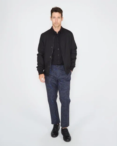 Lords Of Harlech Jenkin Reversible Bomber Jacket In Black