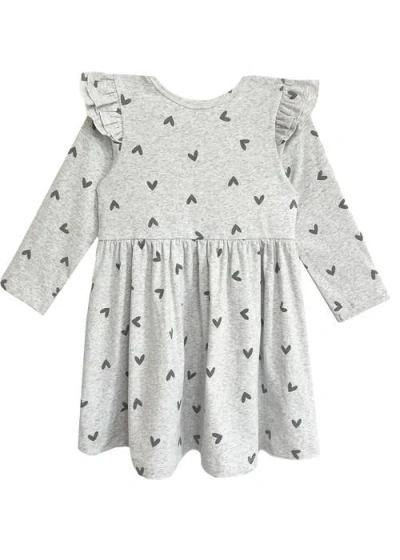 Mabel + Honey Heartfelt Dress In Gray
