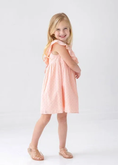 Mabel + Honey Mabel And Honey Heartstrings Girls' Dress In Pink