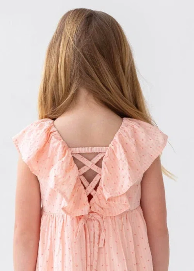 Mabel + Honey Mabel And Honey Heartstrings Girls' Dress In Pink