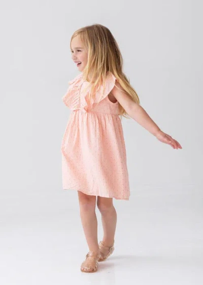 Mabel + Honey Mabel And Honey Heartstrings Girls' Dress In Pink