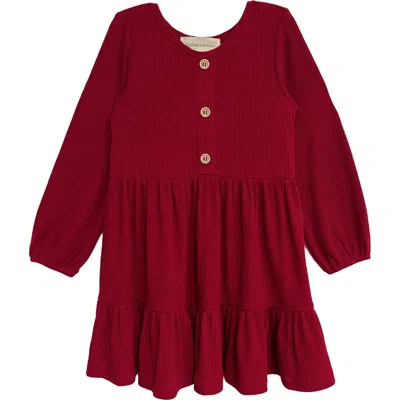 Mabel + Honey Mabel And Honey Rosie Dress In Red