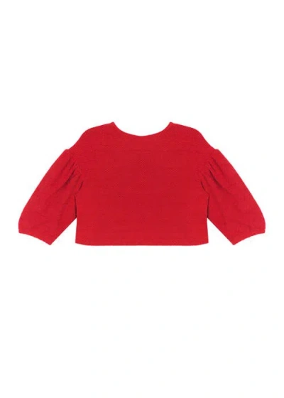 Mabel + Honey Mabel And Honey Holly Jacket In Red