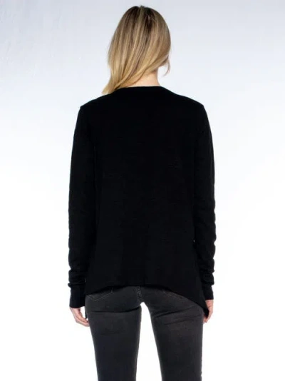 Wilt Clothing Sexy Deep V Double Slant Hem Tee In Green