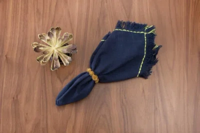 Carol & Frank Cheryl Napkin Collection In Blue