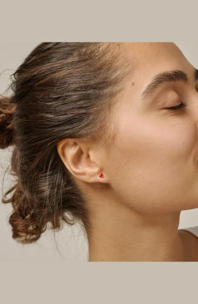 Enamel Copenhagen Amore Studs In Gold