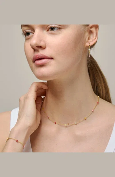 Enamel Copenhagen Lola Bold Necklace In Gold