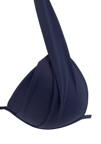 Lascana Halter Push Up Bikini Top Size 34b In Blue