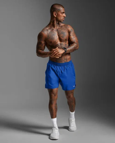 2xu Aero 5 Inch Shorts In Blue