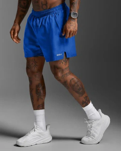 2xu Aero 5 Inch Shorts In Blue