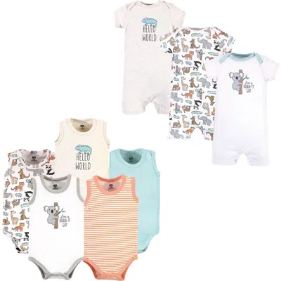 Hudson Baby 8pc Bodysuits And Rompers In Neutral