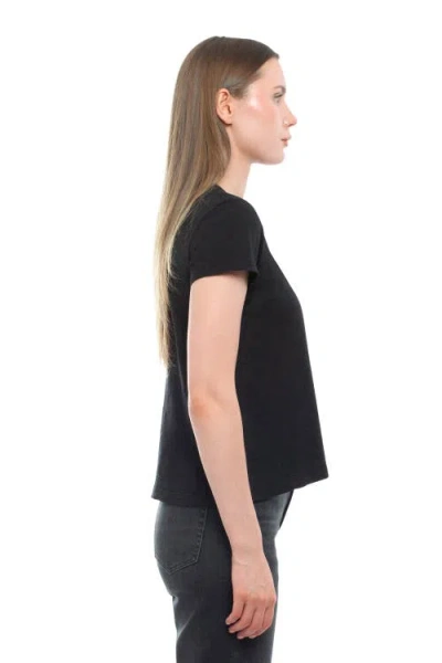 Wilt Clothing Baby Fit Shrunken Crew Short Sleeve Tee In Black