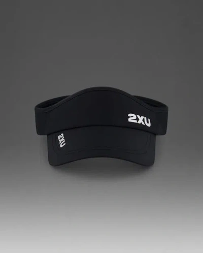 2xu Run Visor In Black