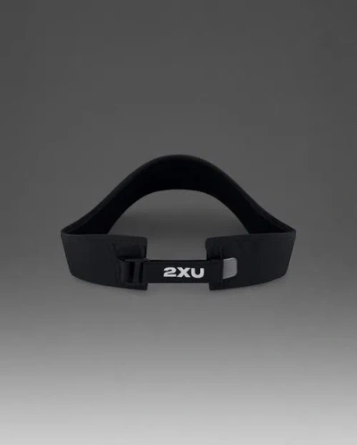 2xu Run Visor In Black