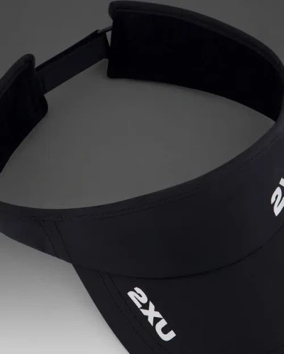 2xu Run Visor In Black