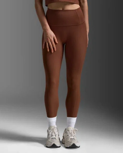 2xu Fluid Hi-rise Tights In Brown