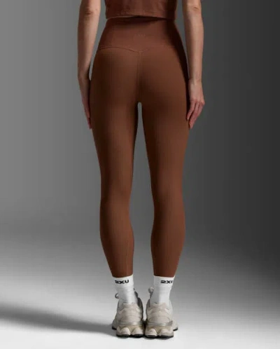 2xu Fluid Hi-rise Tights In Brown