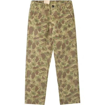 Fortela Newfatigue Cotton Fatigue Trousers In Green