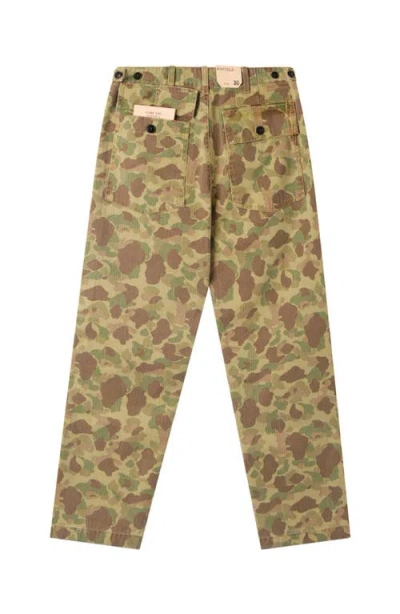 Fortela Newfatigue Cotton Fatigue Trousers In Green