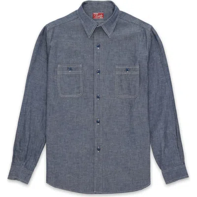 Fortela Otero Chambray Shirt In Blue