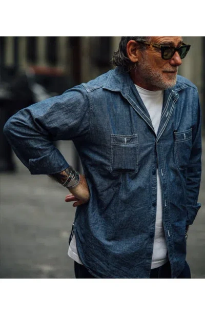 Fortela Otero Chambray Shirt In Blue