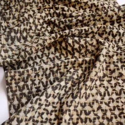 Ichcha Boho Block Print Table Runner In Sand