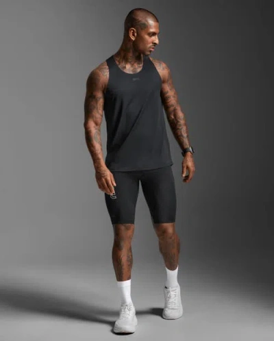2xu Light Speed Tech Singlet In Black