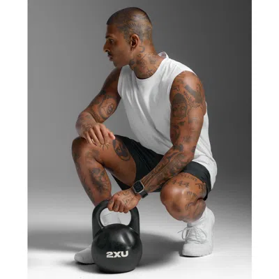 2xu Mens Signature Tank In White