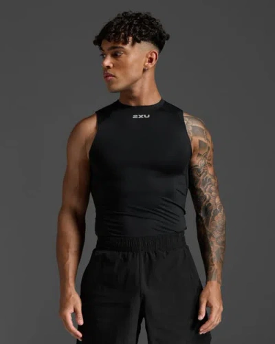2xu Core Compression Sleeveless In Black