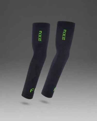 2xu Recovery Fir Flex Leg Sleeves In Black
