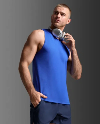 2xu Aero Tank In Blue